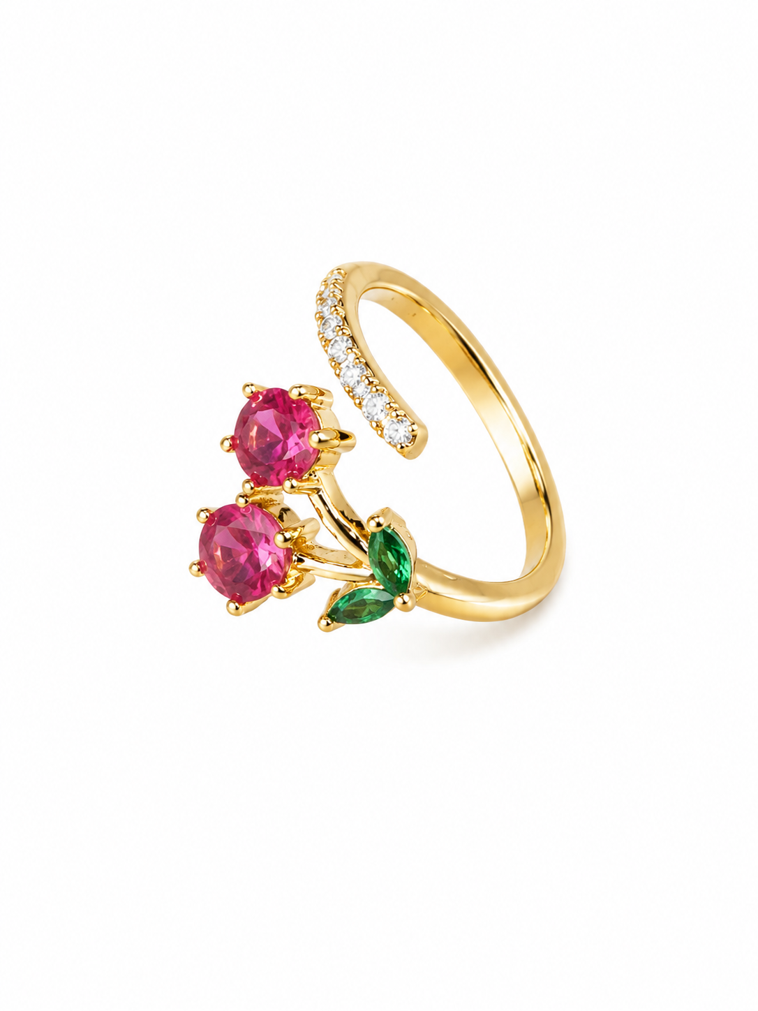 Anillo Golden Cherry Spark