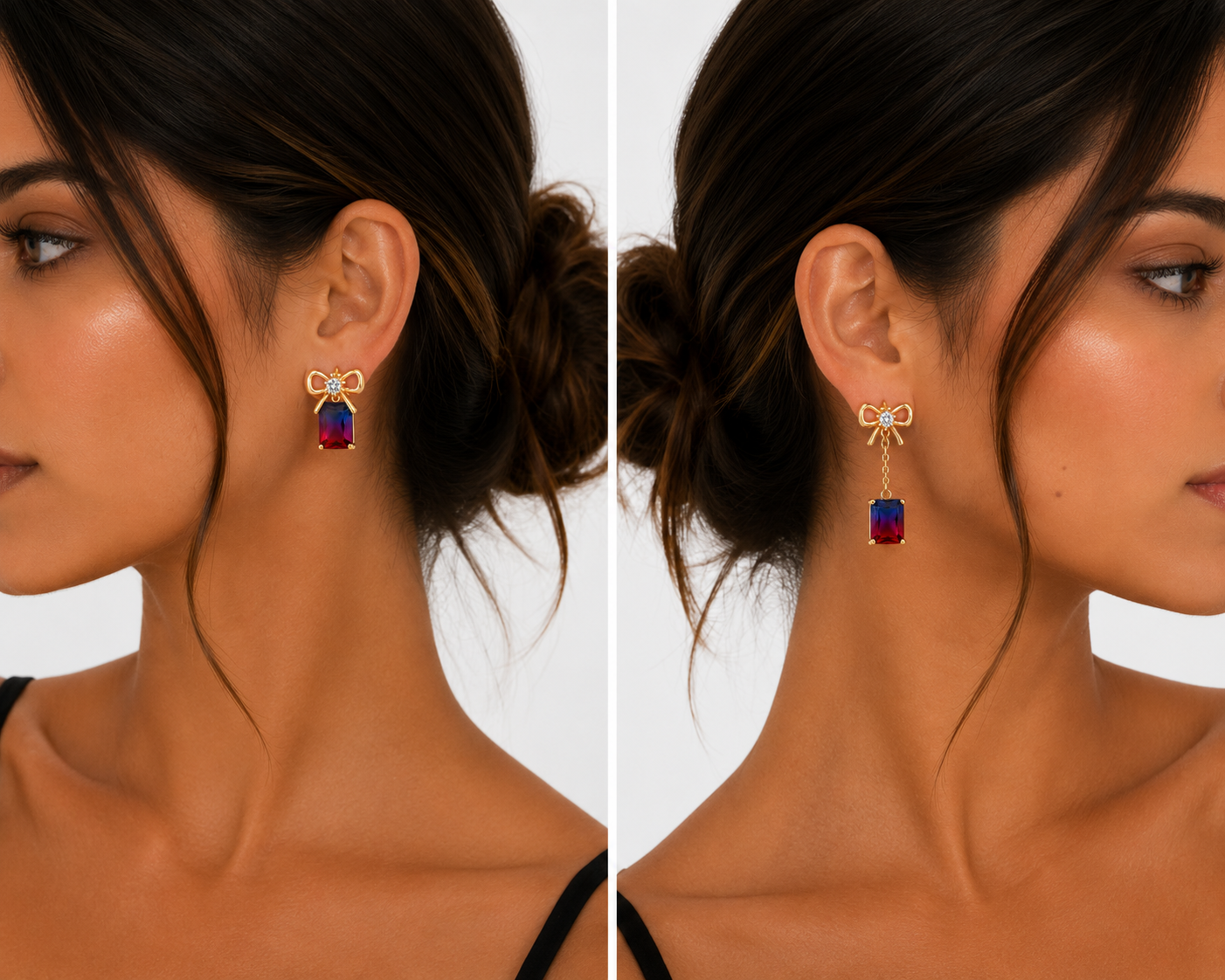 Pendientes Moño Aurora