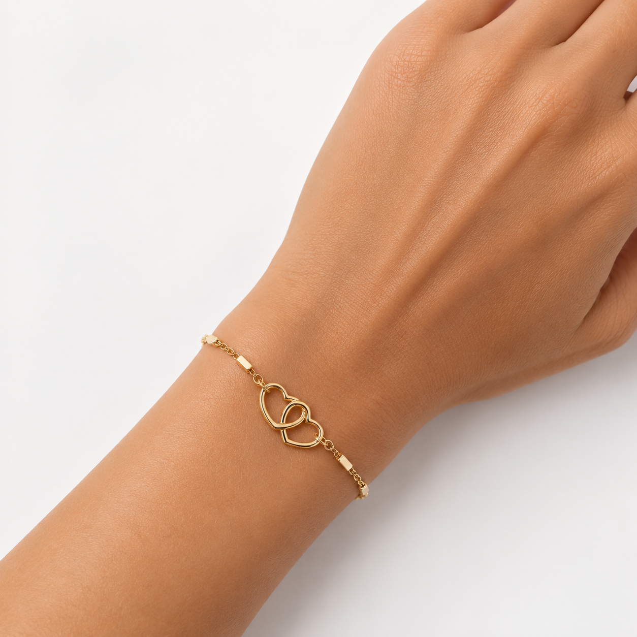 Pulsera Linked Hearts